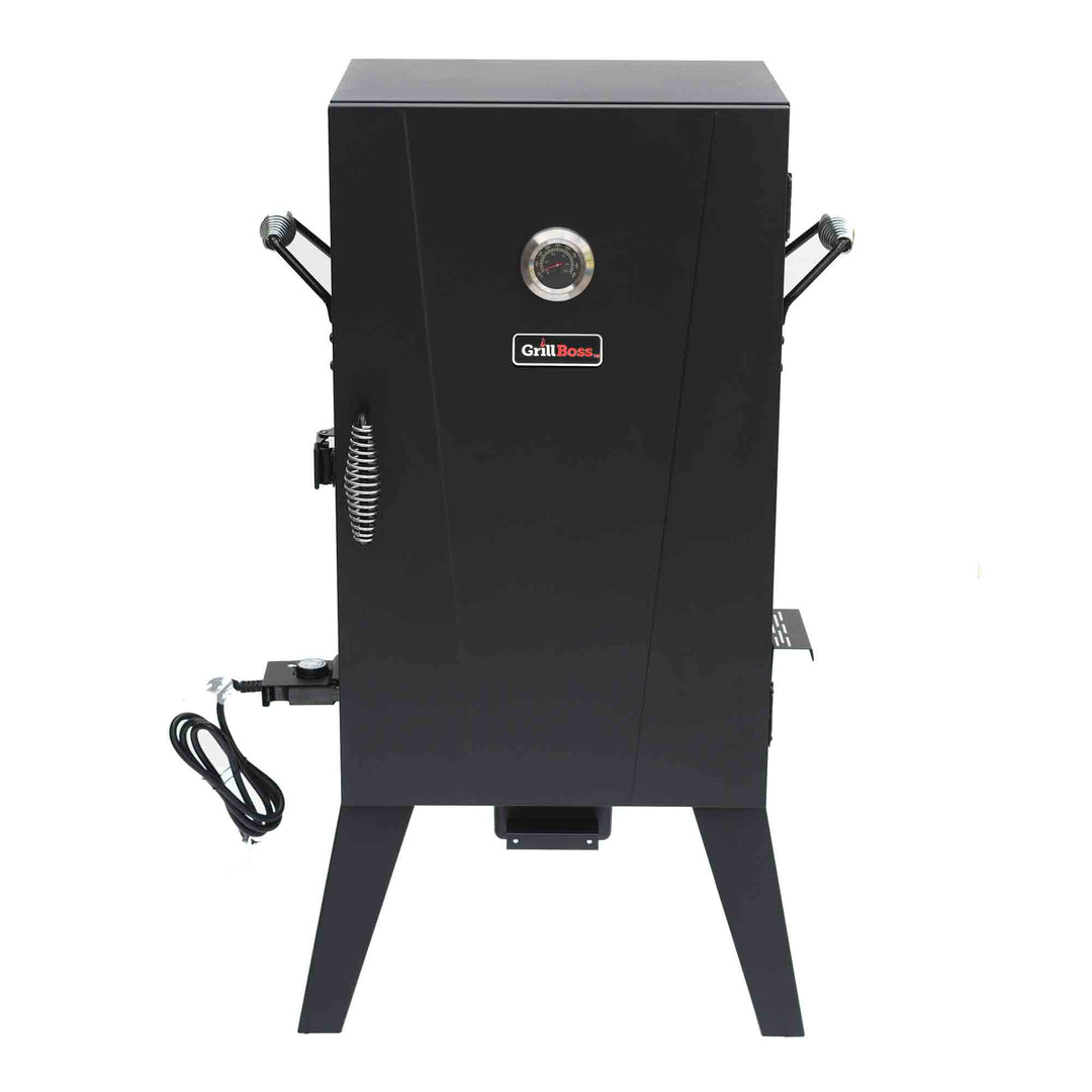 Grill Boss 1500 Watt Electric Smoker w/531 Sq In Cooking Area, Black (Open Box)