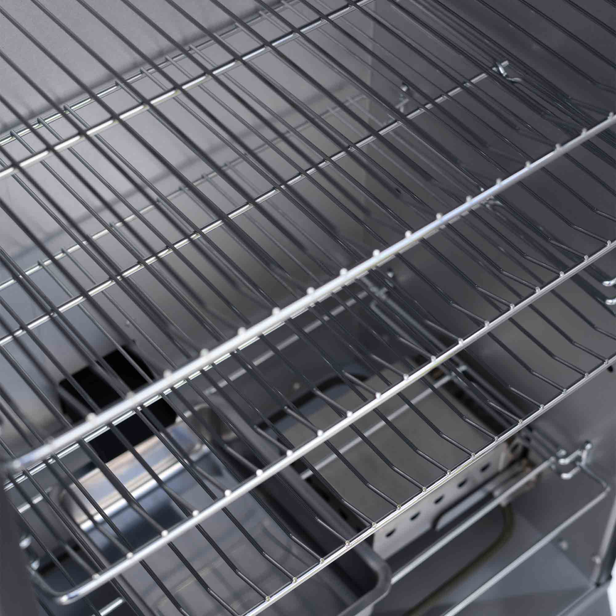 Grill Boss 1500 Watt Electric Smoker w/531 Sq In Cooking Area, Black (Open Box) - VMInnovations
