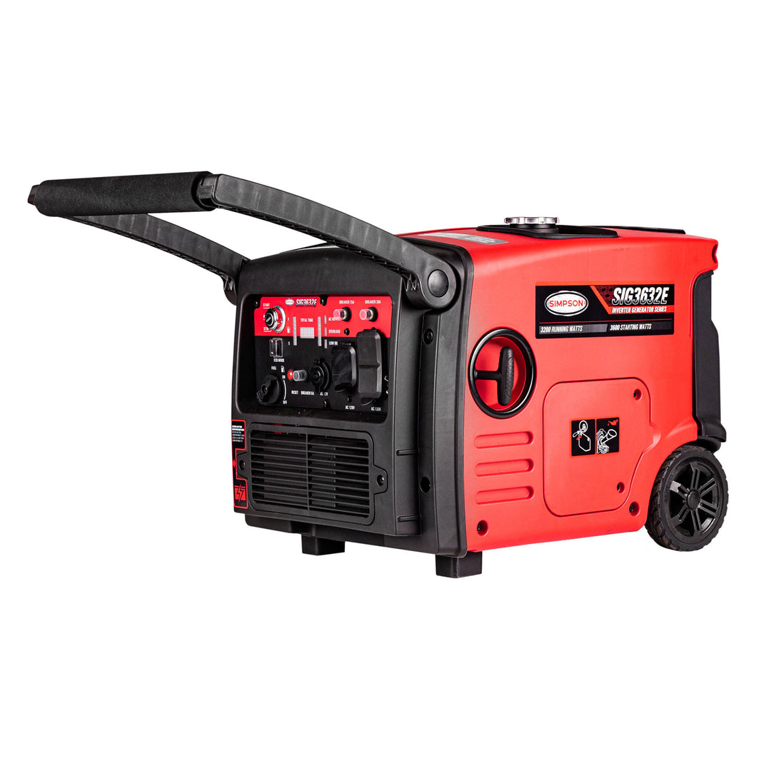 SIMPSON Portable 3200 Watt Gas Inverter Generator and Portable Power Station