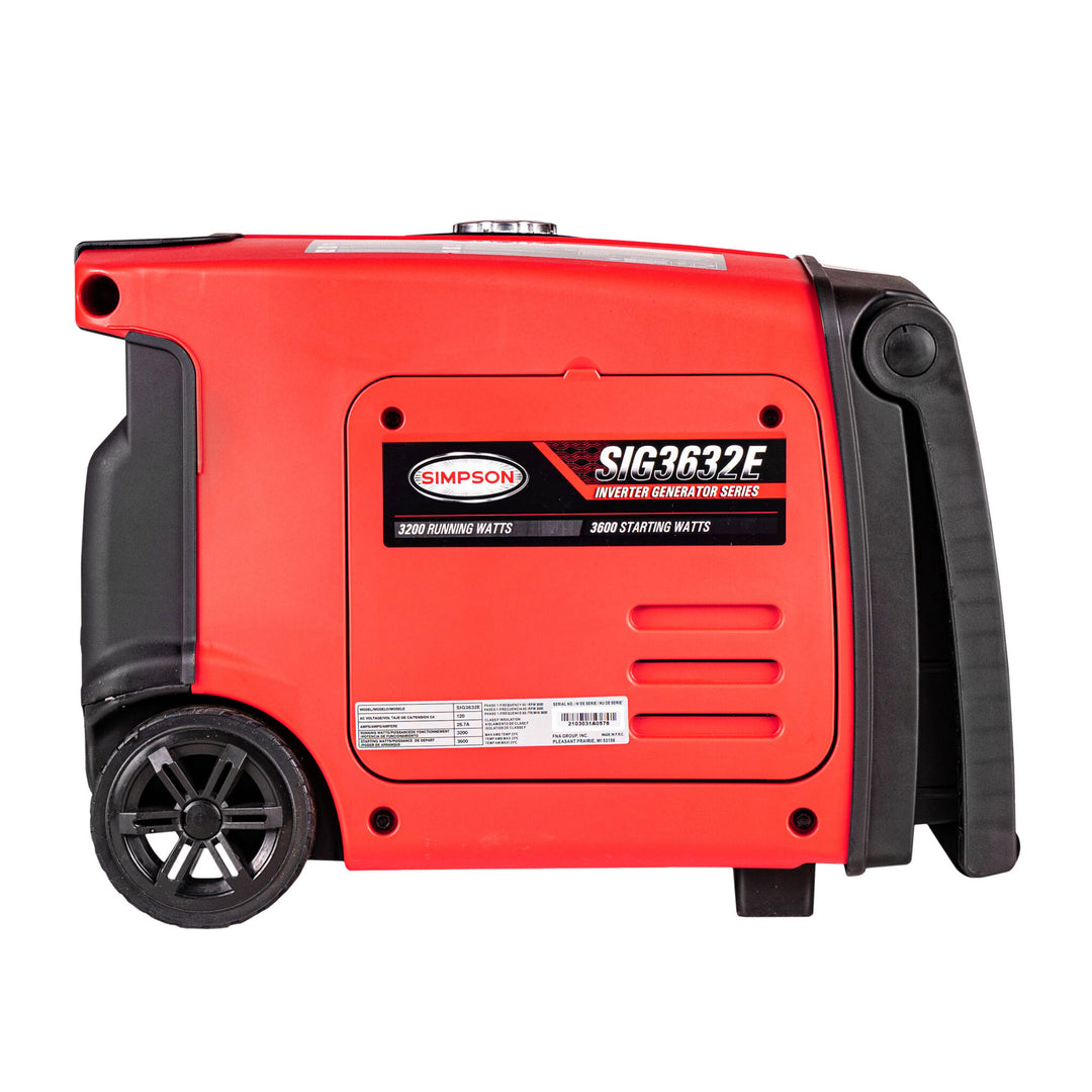 SIMPSON Portable 3200 Watt Gas Inverter Generator and Portable Power Station