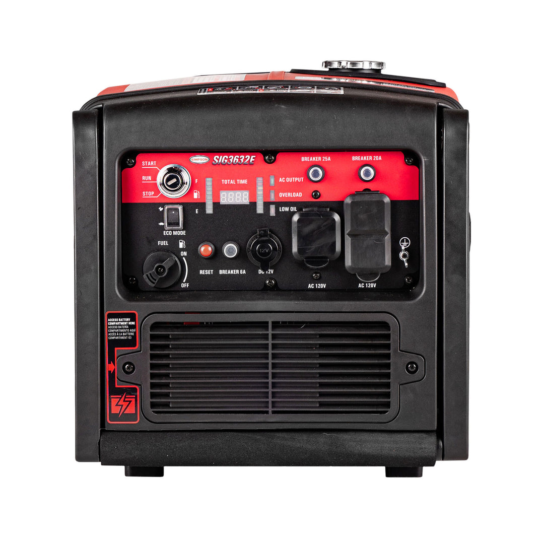 SIMPSON Portable 3200 Watt Gas Inverter Generator and Portable Power Station