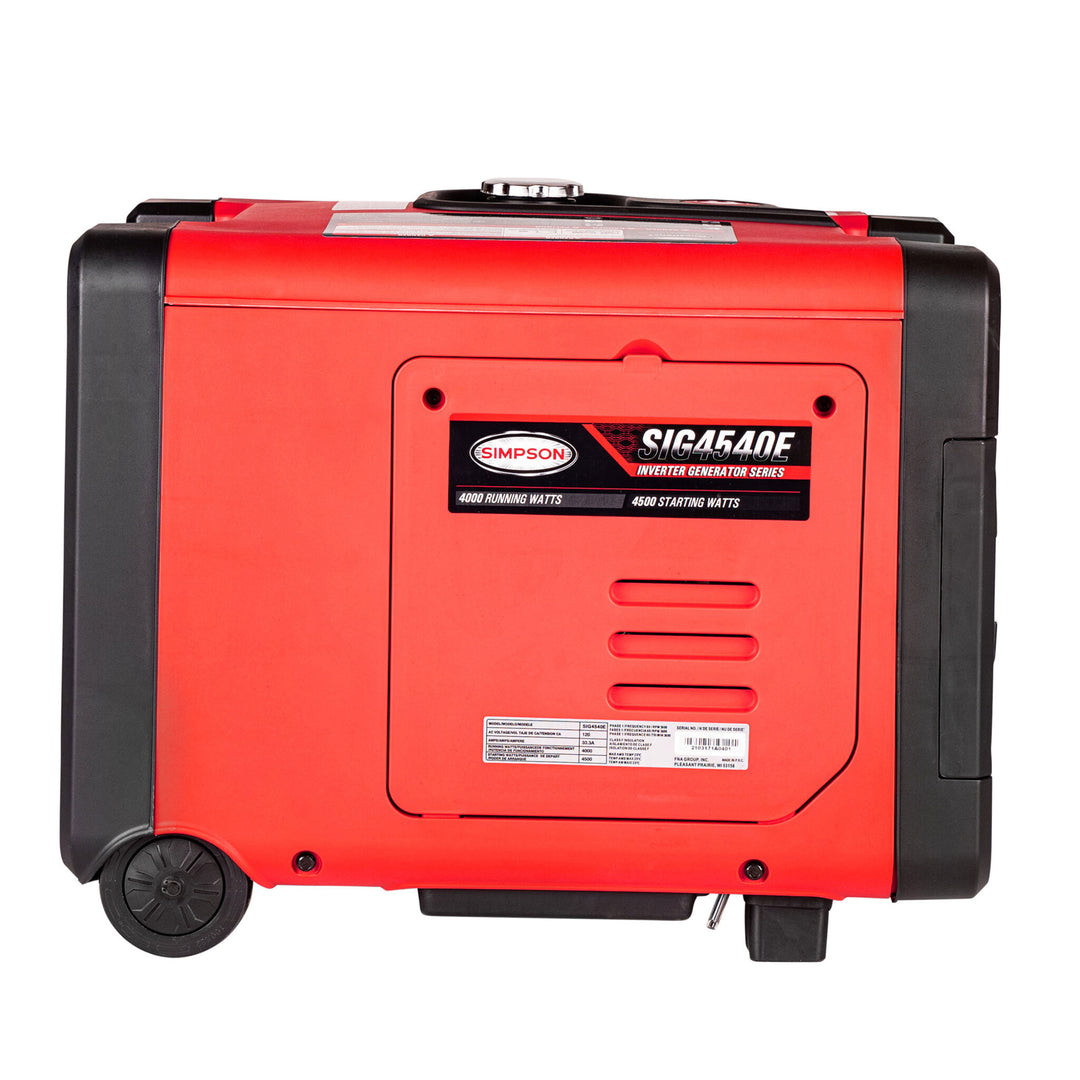 Simpson Cleaning Gas Inverter Generator and Portable Power Station for Camping