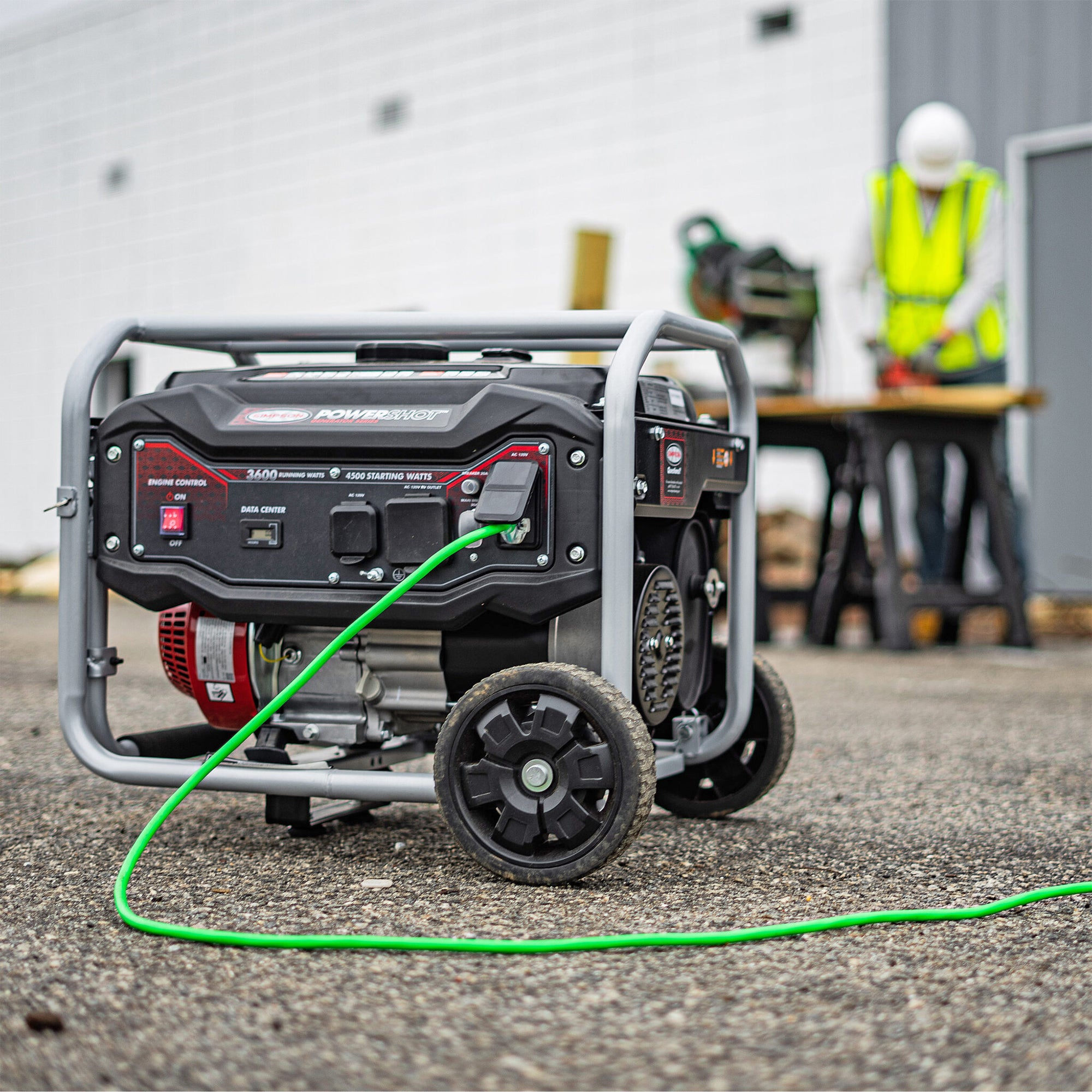 SIMPSON PowerShot Portable 3,600 Watt Generator w/Roll Cage Protection(Open Box) - VMInnovations