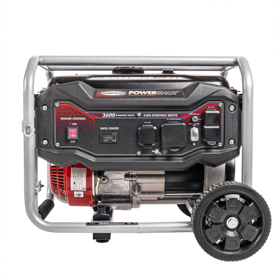 SIMPSON PowerShot Portable 3,600 Watt Generator w/Roll Cage Protection(Open Box) - VMInnovations