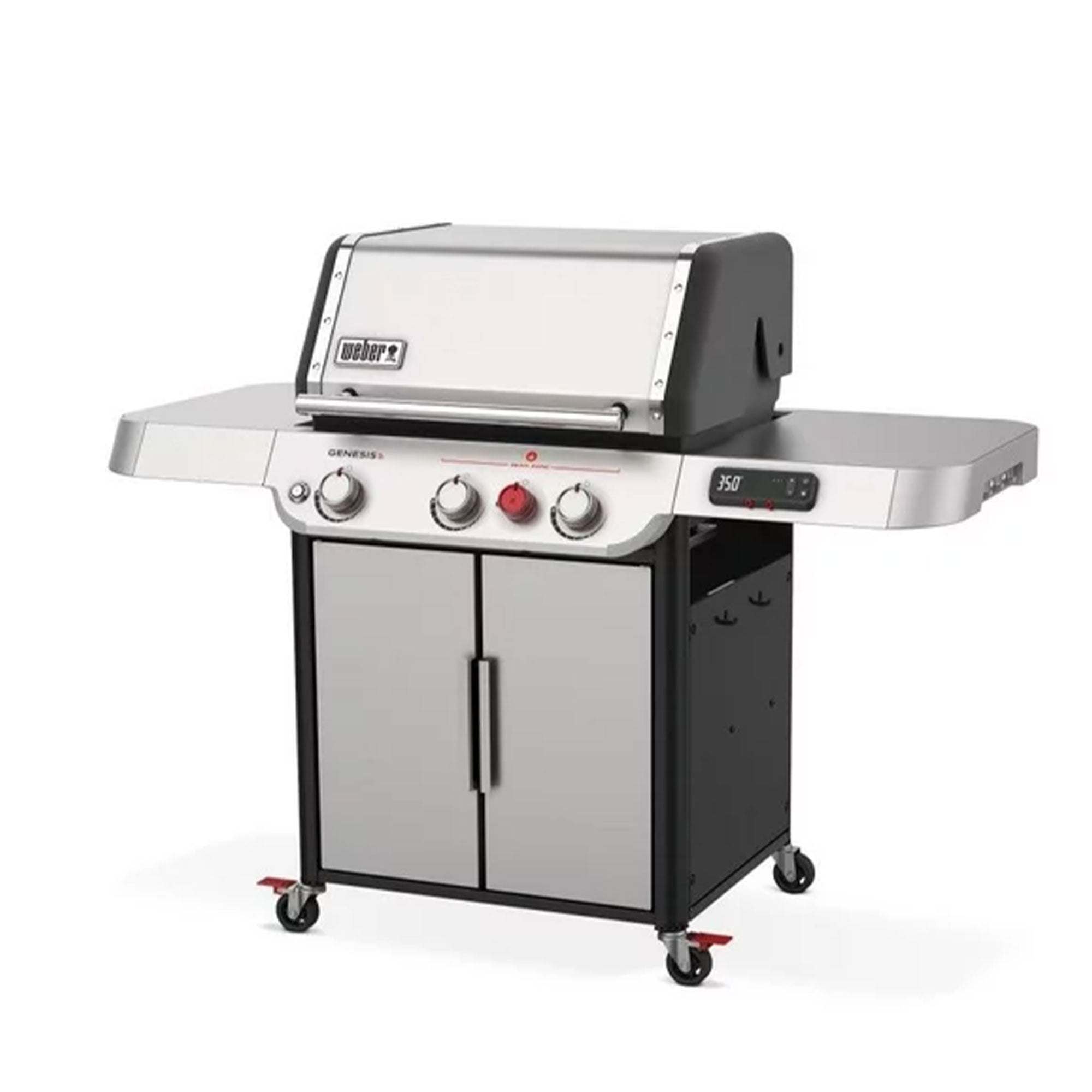 Weber Genesis SX-325s Smart Tech 3 Burner LP Gas Grill with Sear Burner, Silver - VMInnovations