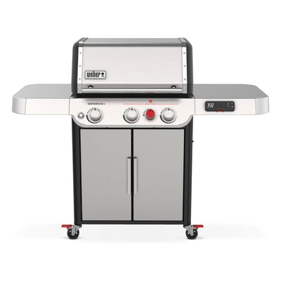 Weber Genesis SX-325s Smart Tech 3 Burner LP Gas Grill with Sear Burner, Silver - VMInnovations