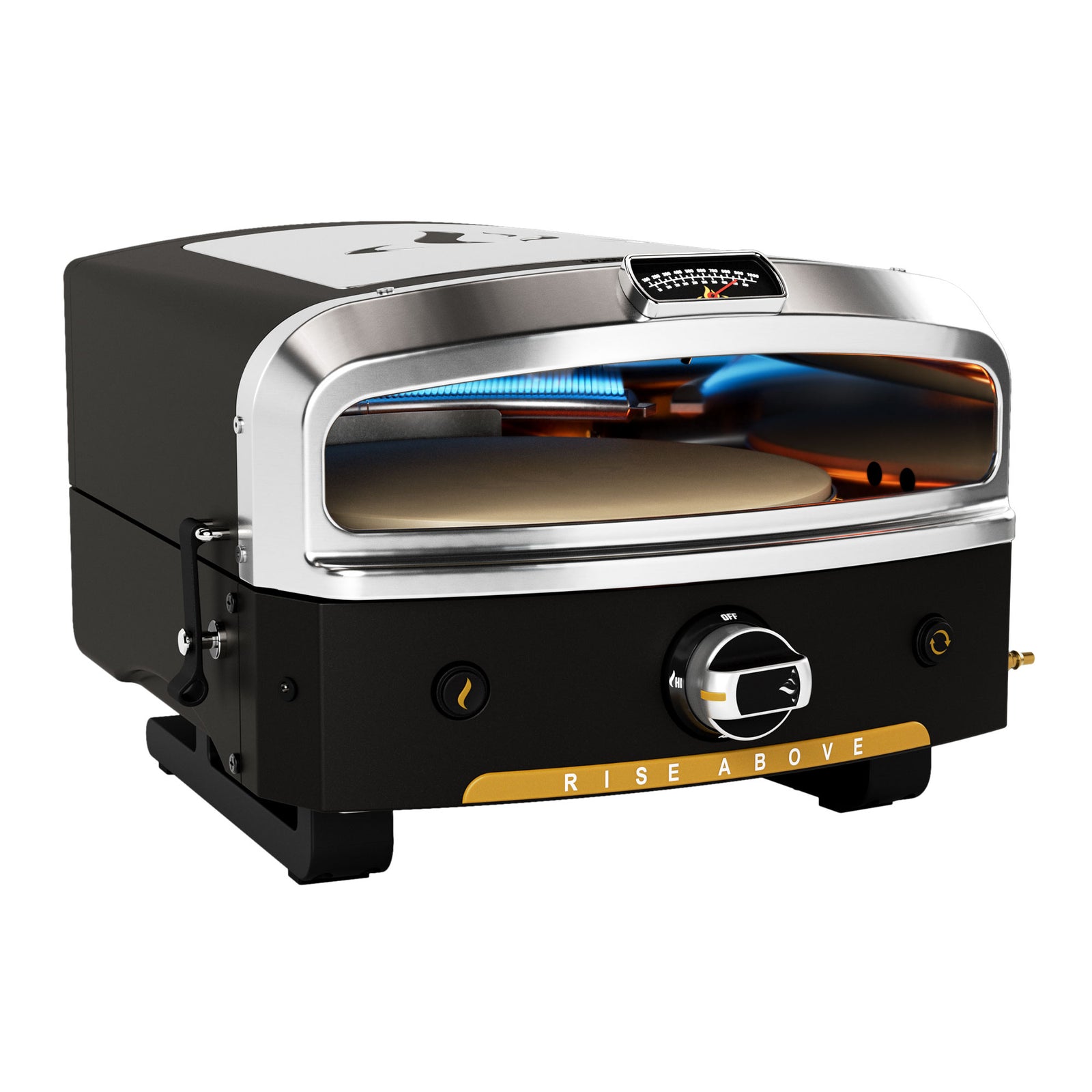 Halo Versa 16 Pizza Oven with Patented Dual Burner System and Rotating Stone - VMInnovations