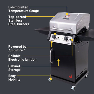 Char-Broil Performance Series Amplifire 2 Burner Gas Grill w/Steel Grates (Used) - VMInnovations