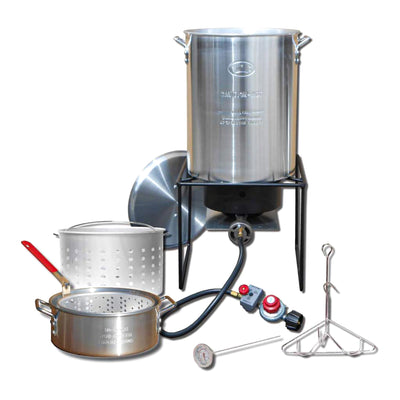 King Kooker 29qt Propane Outdoor Deep Frying & Boiling Package(Open Box)