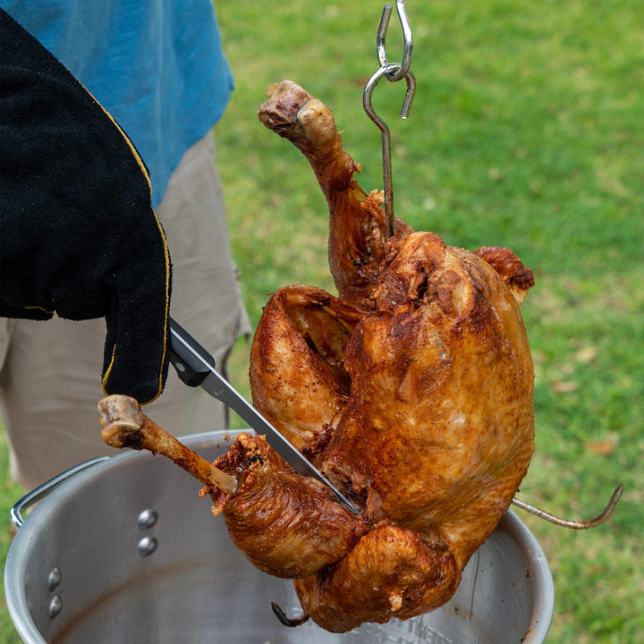 King Kooker Portable 29 Quart Propane Outdoor Deep Frying and Boiling Package - VMInnovations