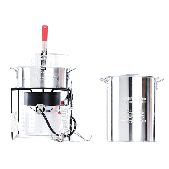 King Kooker Portable 29 Quart Propane Outdoor Deep Frying and Boiling Package - VMInnovations