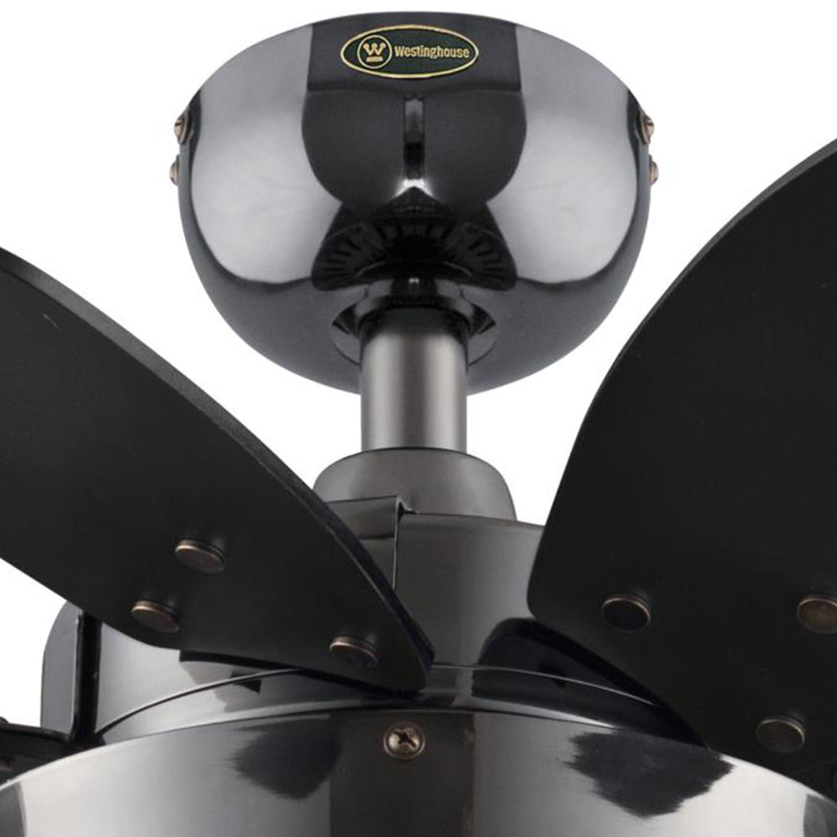 Westinghouse 2 Pack Quince 24" Reversible Ceiling Fan with LED Light, Black