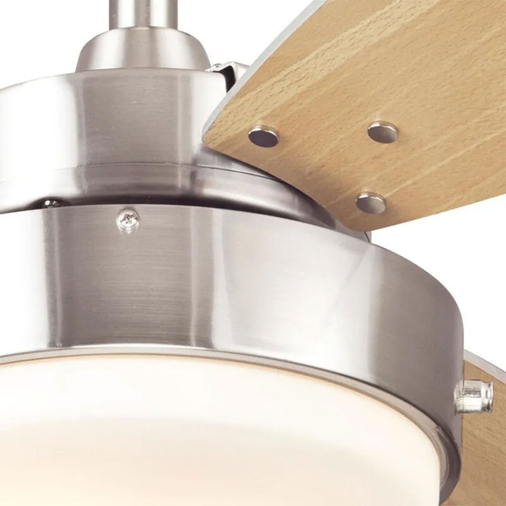 Westinghouse 42 Inch Alloy Ceiling Fan with Reversible Blades, Nickle (Open Box)