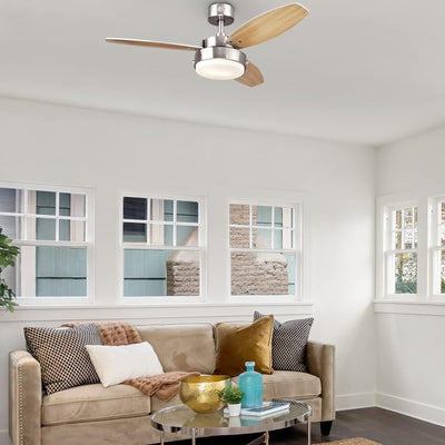 Westinghouse 42 Inch Alloy Ceiling Fan with Brushed Nickel and Reversible Blades - VMInnovations