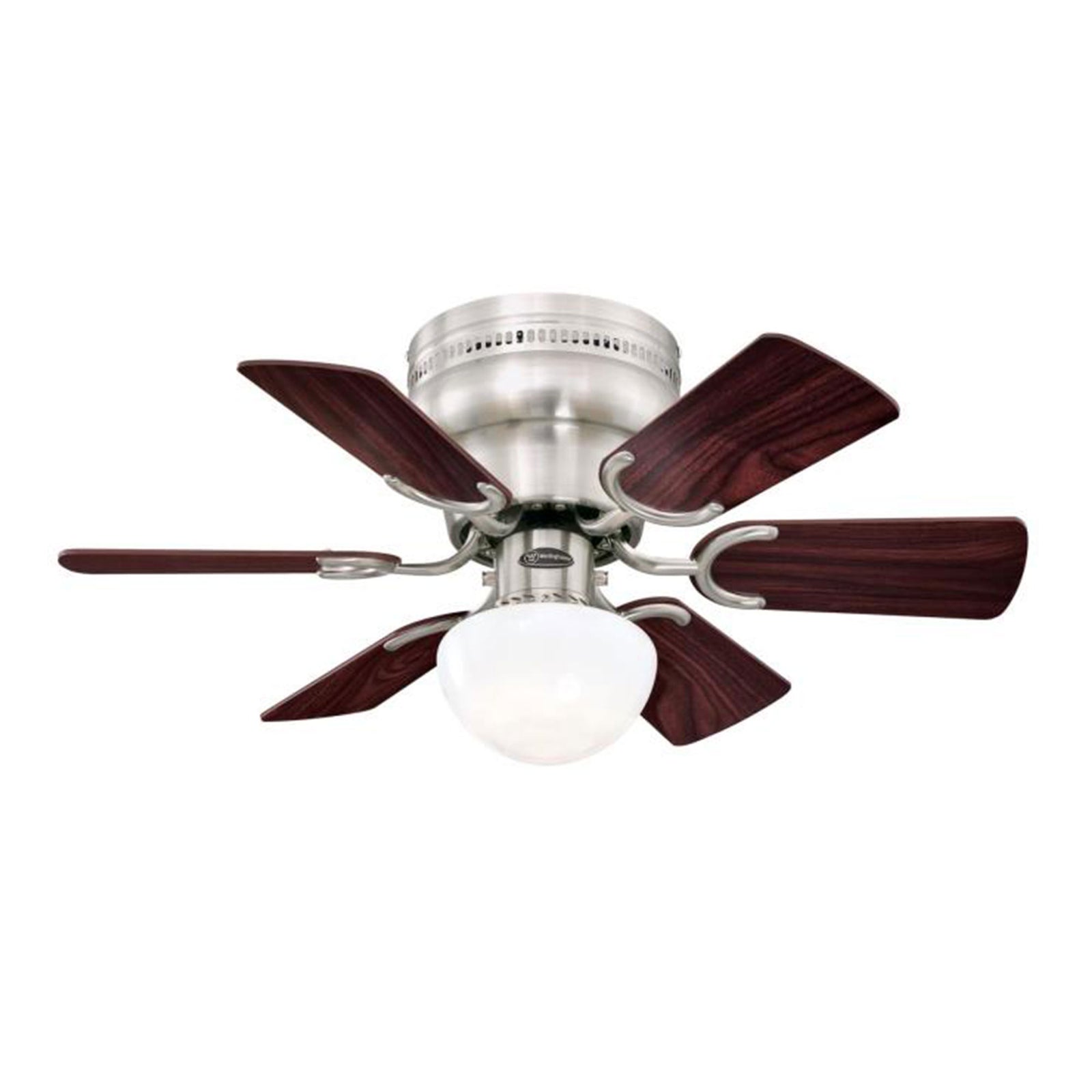 Westinghouse Petite 30 Inch 6 Blade Ceiling Fan with Dimmable LED Light Fixture - VMInnovations