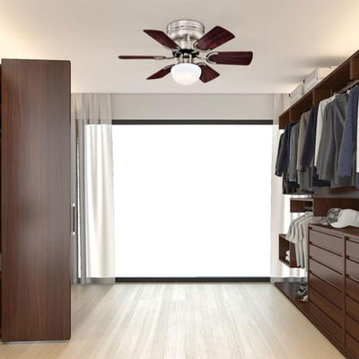 Westinghouse 30lb 6 Blade Ceiling Fan w/Dimmable LED Light Fixture (Open Box) - VMInnovations