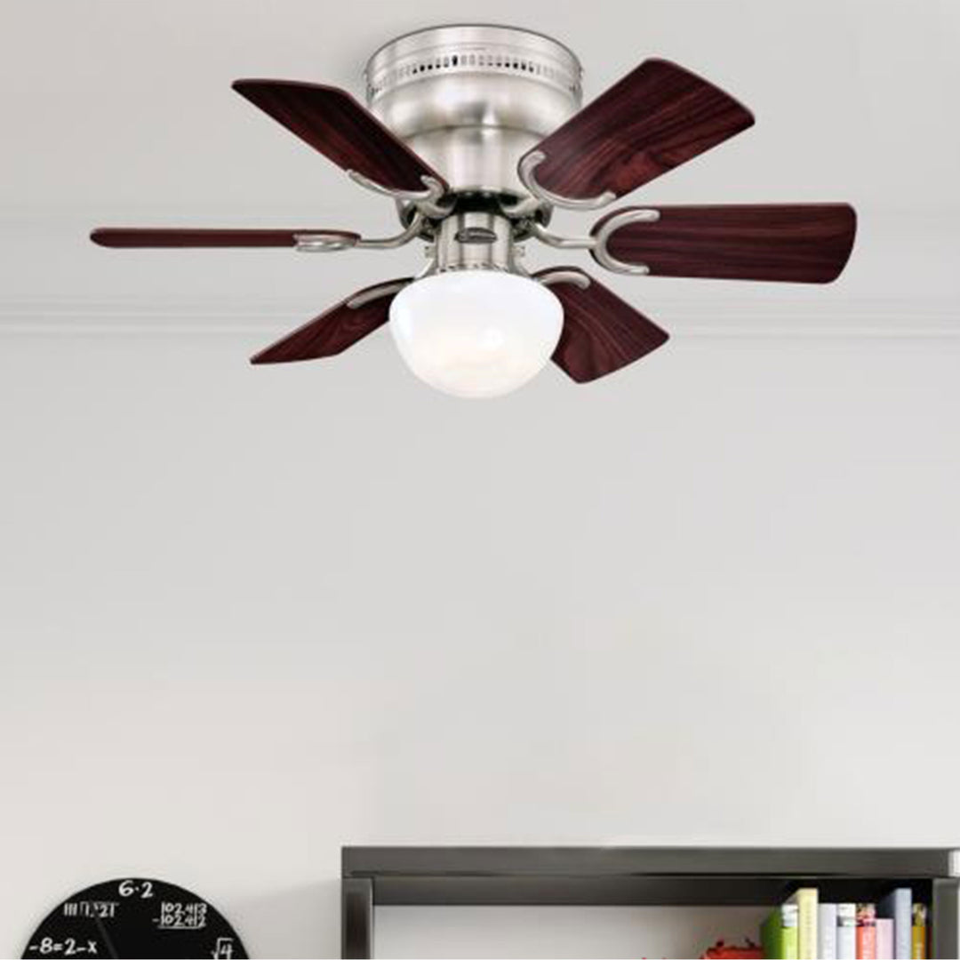 Westinghouse 30lb 6 Blade Ceiling Fan w/Dimmable LED Light Fixture (Open Box)