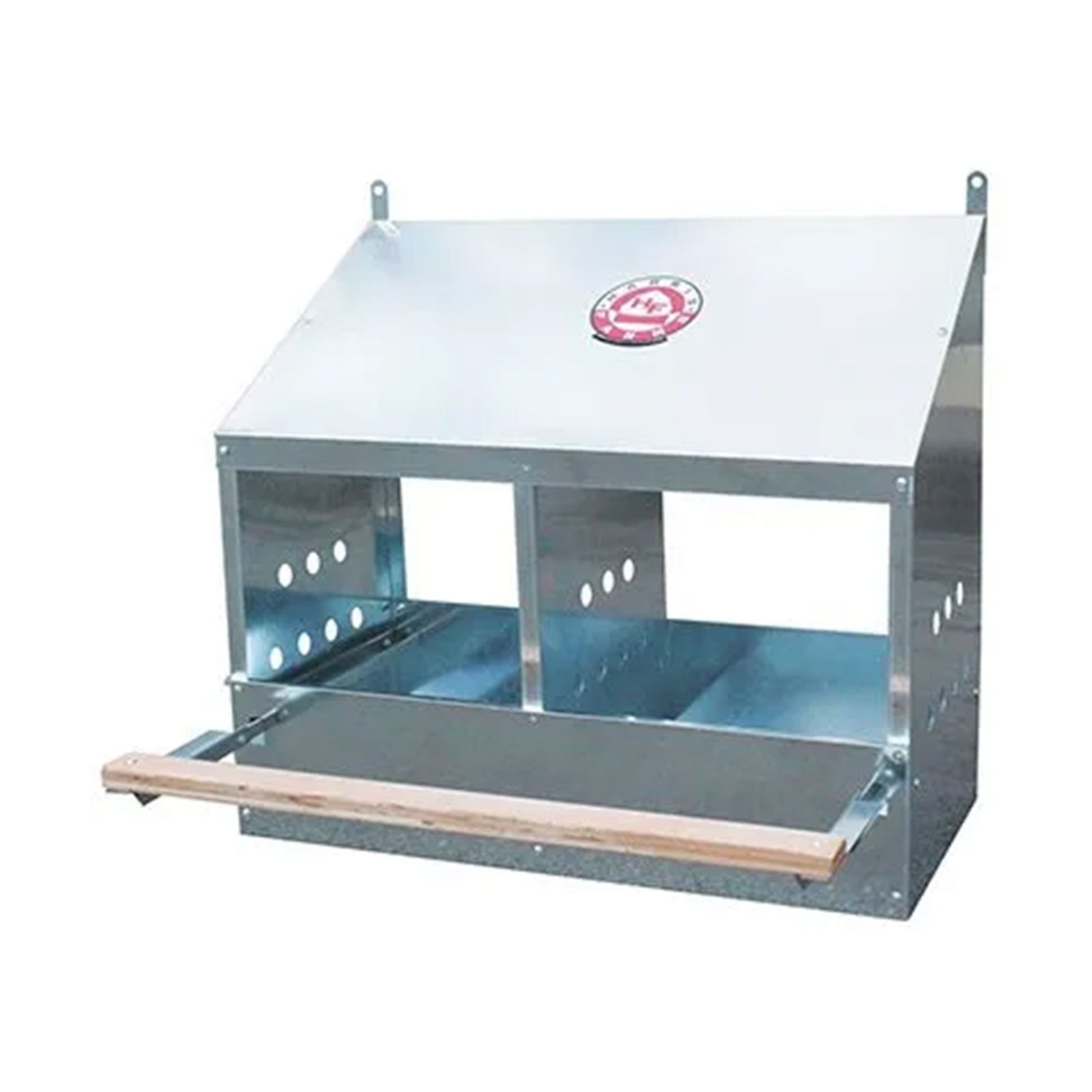 Harris Farms 2 Hole Chicken Nesting Box w/ Front and Back Panels & Folded Edges - VMInnovations