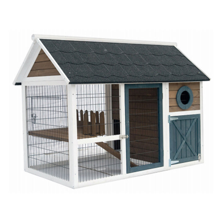 My Backyard Farm 2 Story Bunny Barn with Pull Out Cleaning Tray (Used) - VMInnovations