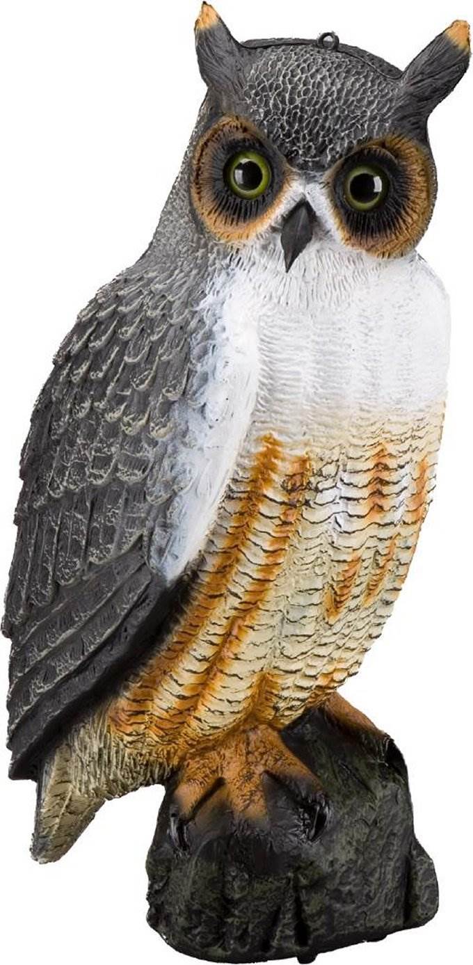 Carry-Lite Q6052 20" Great Horned Owl Crow Hunting Decoy - Deters Rodents