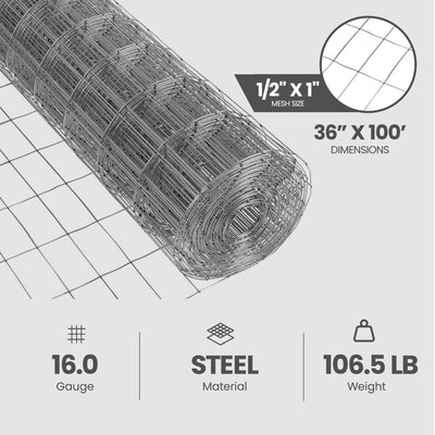 YardGard Galvanized Zinc Coating Welded Wire Fence with Polished Finish Type - VMInnovations