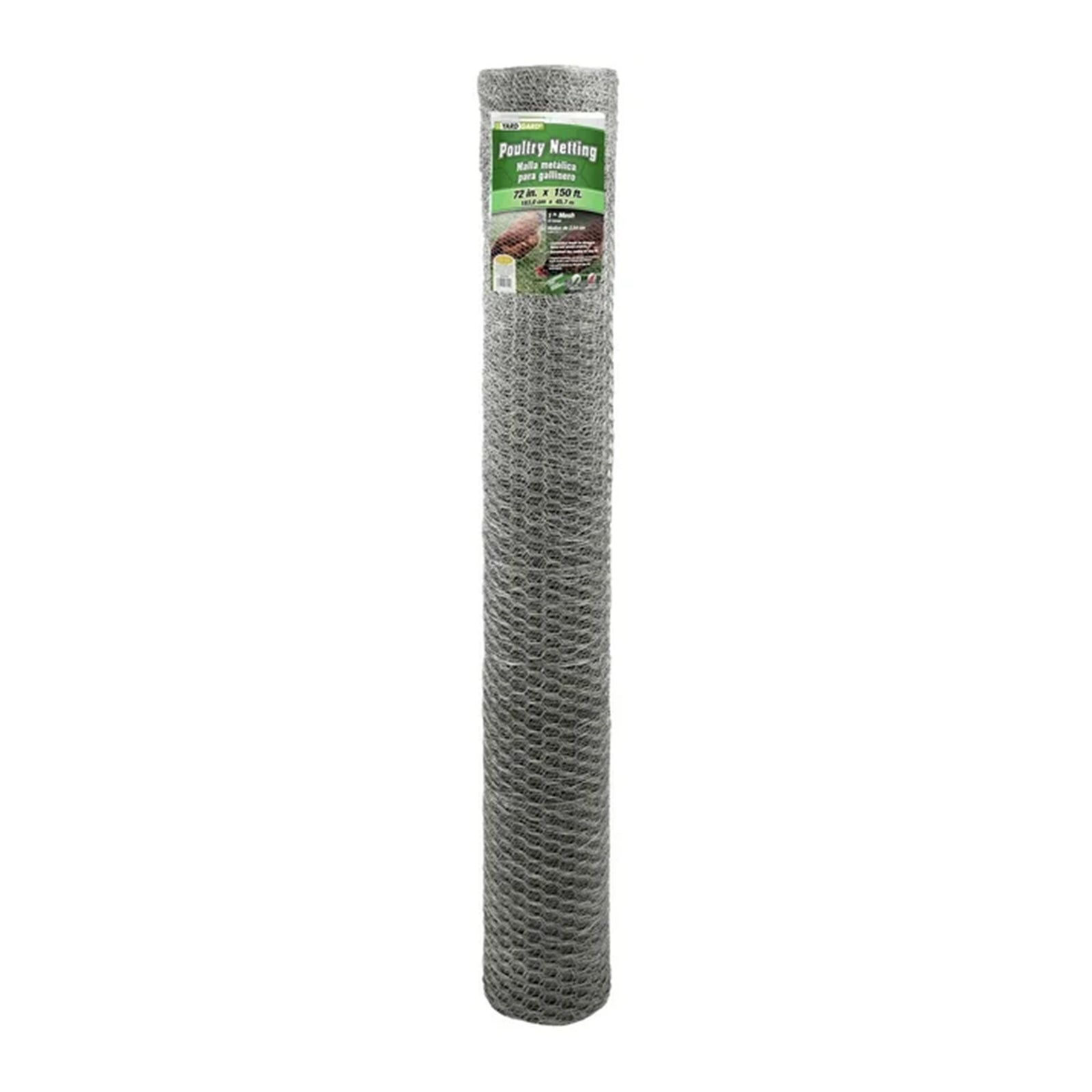 Midwest Air Technologies YardGard 72" x 150' Galvanized Steel Poultry Netting - VMInnovations