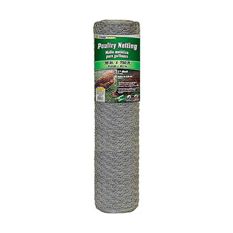 YARD GARD Galvanized Poultry Netting for Garden & Poultry Habitat (Used)