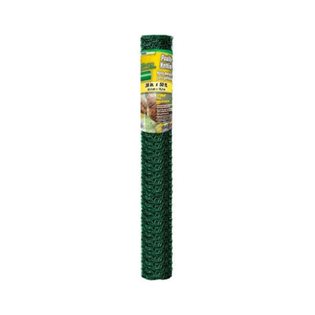 YardGard PVC Coating Hexagonal Poultry Netting for Garden Netting (Open Box)