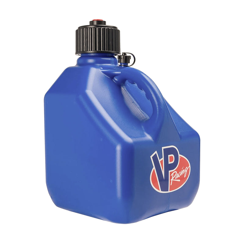 VP Racing 3 Gallon Square Portable Racing Liquid Container Utility Jug, Blue