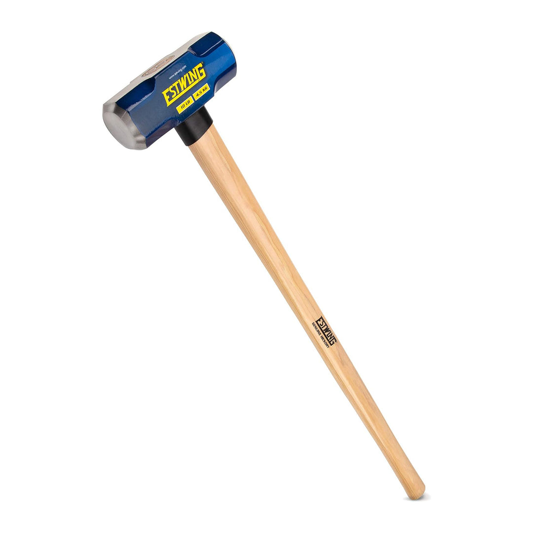 Estwing 10 Pound Head Hard Face Stake Sledge Hammer with 36 Inch Hickory Handle