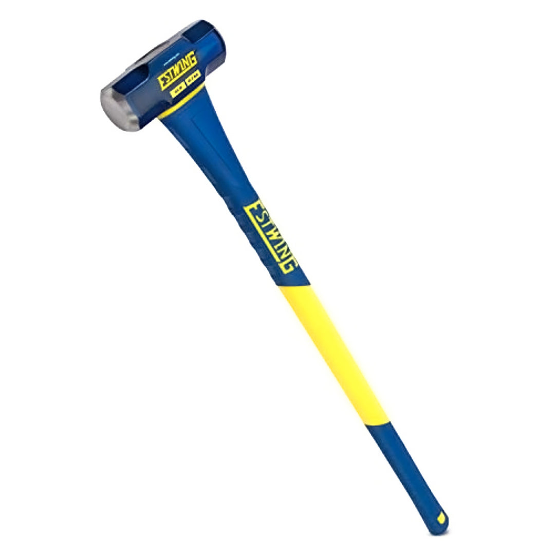 Estwing 6 Pound Head Hard Face Sledge Hammer with 36 Inch Fiberglass Handle - VMInnovations