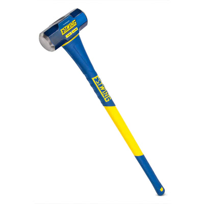 Estwing 8lb Head Hard Face Sledge Hammer with 36' Fiberglass Handle (Open Box) - VMInnovations