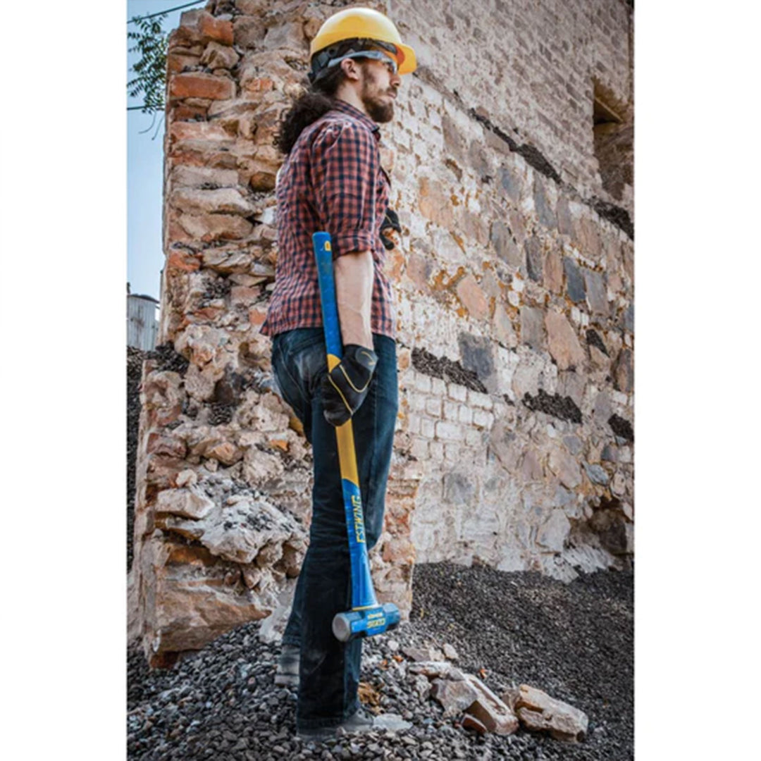 Estwing 8 Pound Head Hard Face Sledge Hammer with 36 Inch Fiberglass Handle - VMInnovations