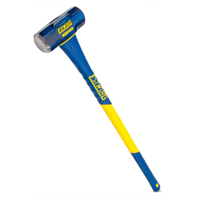 Estwing 10lb Head Hard Face Sledge Hammer with 36" Fiberglass Handle (Open Box) - VMInnovations