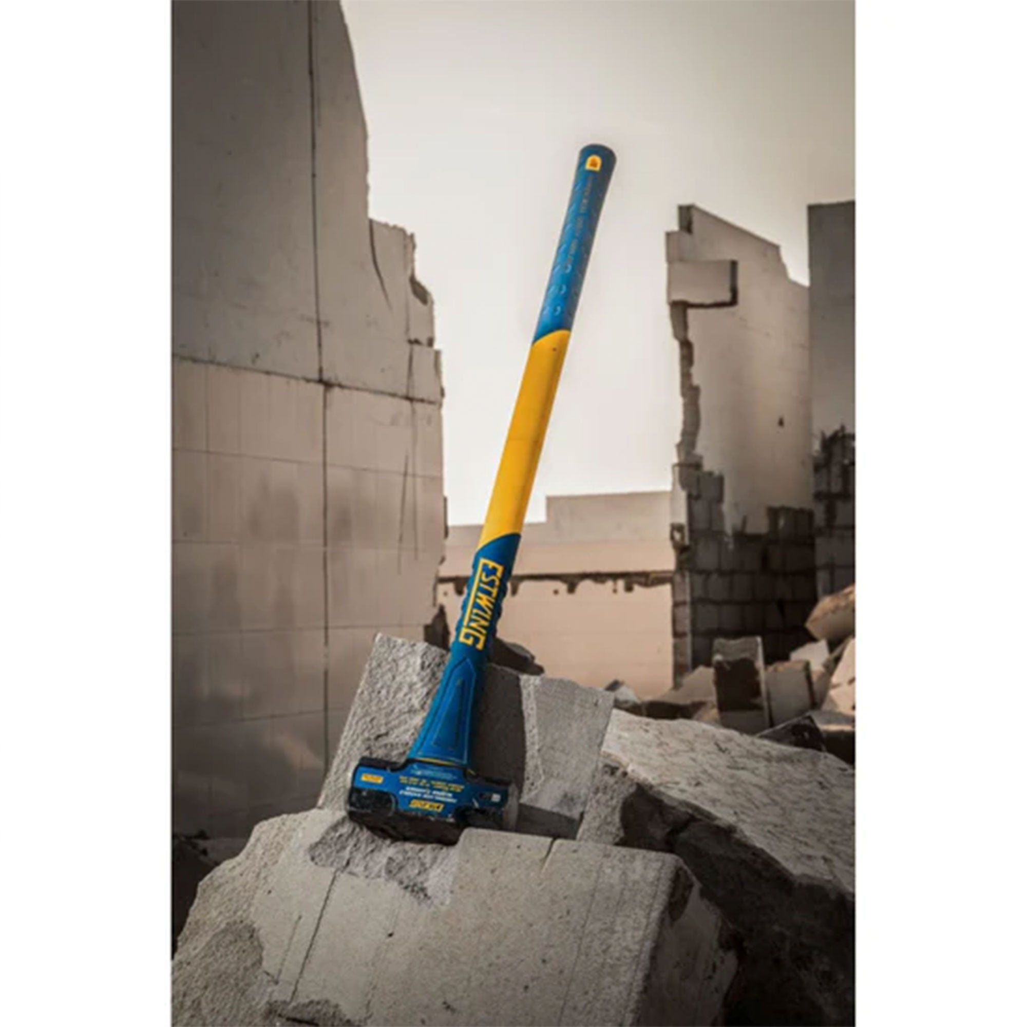Estwing 10lb Head Hard Face Sledge Hammer with 36" Fiberglass Handle (Open Box) - VMInnovations