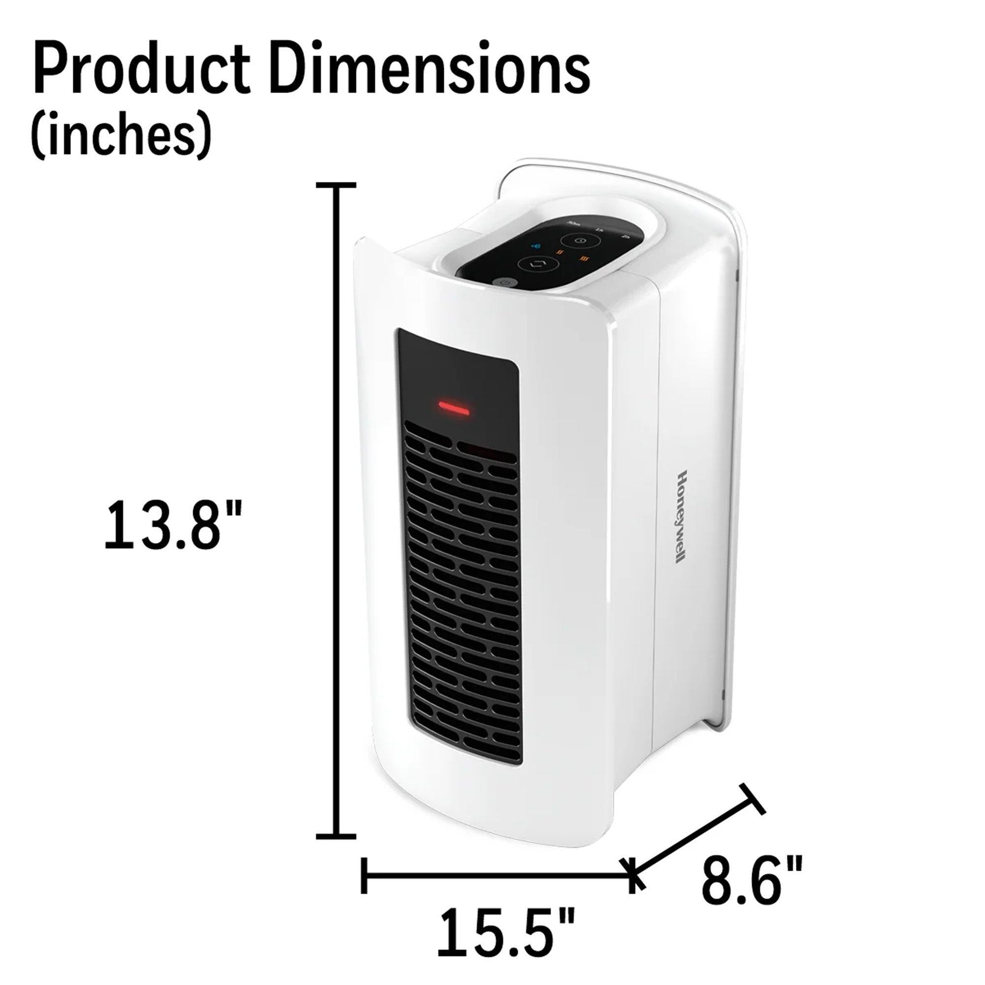 Honeywell 2 Pack VersaHeat Digital 2 in 1 Position Heater and Fan for Indoor - VMInnovations