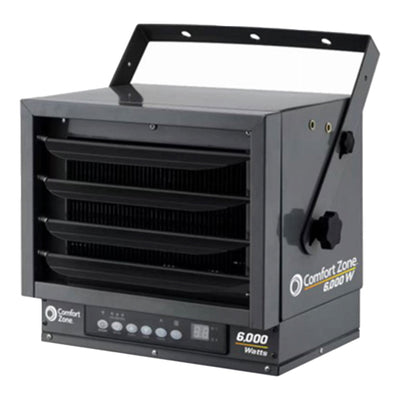 Comfort Zone Ceiling Mount Industrial Heater w/2 Settings & Thermostat(Open Box) - VMInnovations