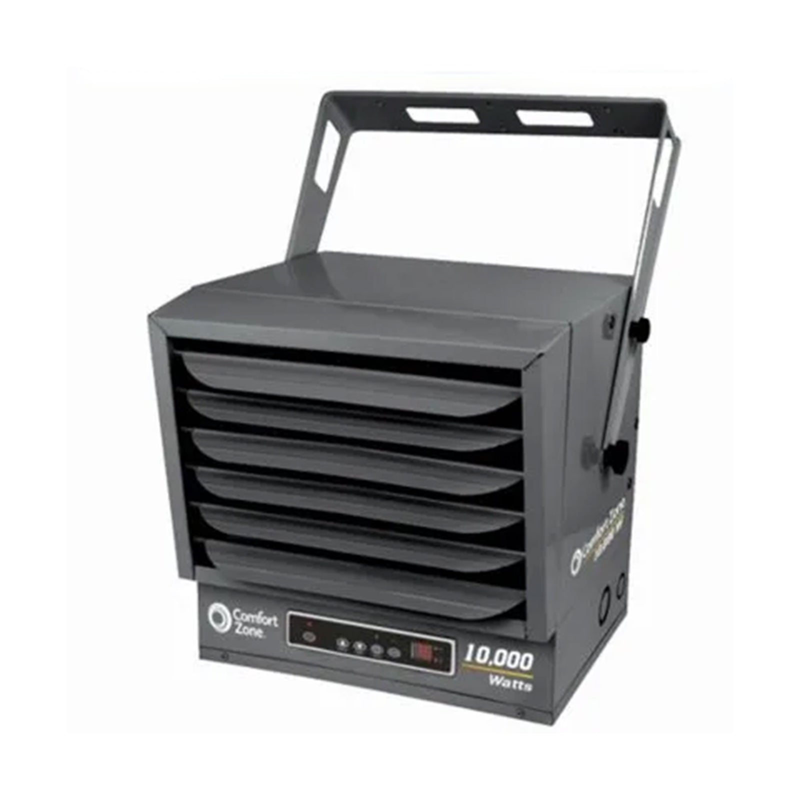 Comfort Zone 10,000W Fan Forced Ceiling Mount Industrial Heater, Gray (Open Box) - VMInnovations