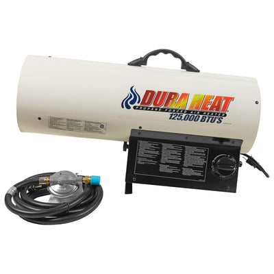Dura Heat 2 Pack Portable LP Gas Forced Outdoor Air Heater, 3200 Sq Ft Coverage - VMInnovations