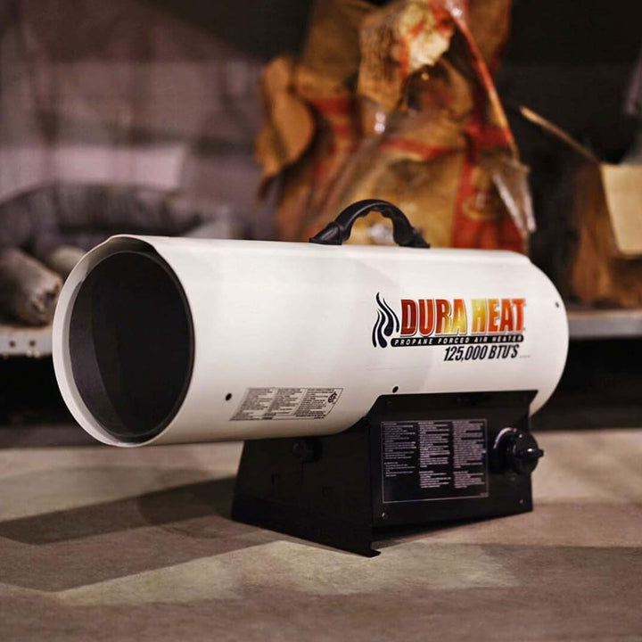 Dura Heat Portable LP Gas Forced Outdoor Air Heater, 3,200 Square Feet Coverage - VMInnovations