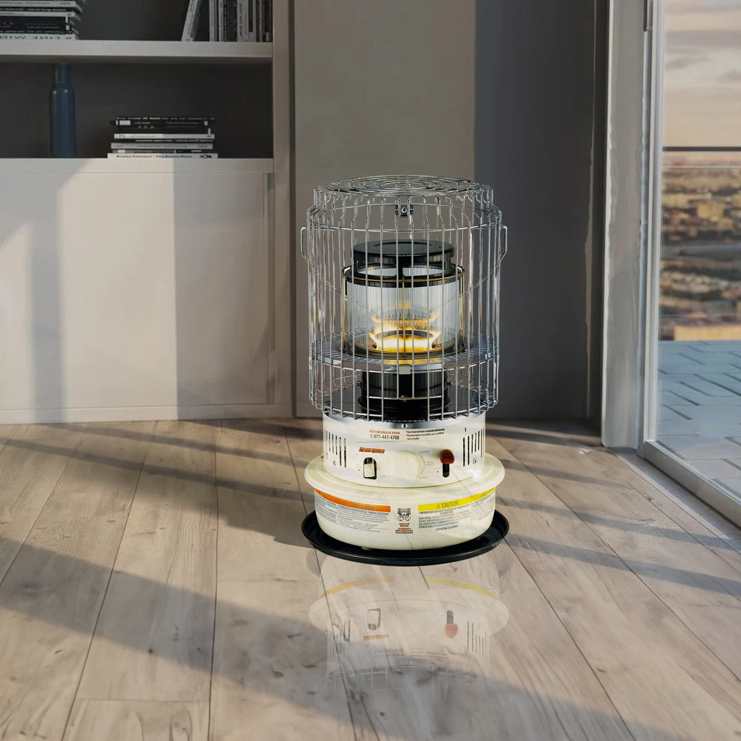Kero World Kerosene Convection Wick Heater with Radiant and Convective Heat - VMInnovations
