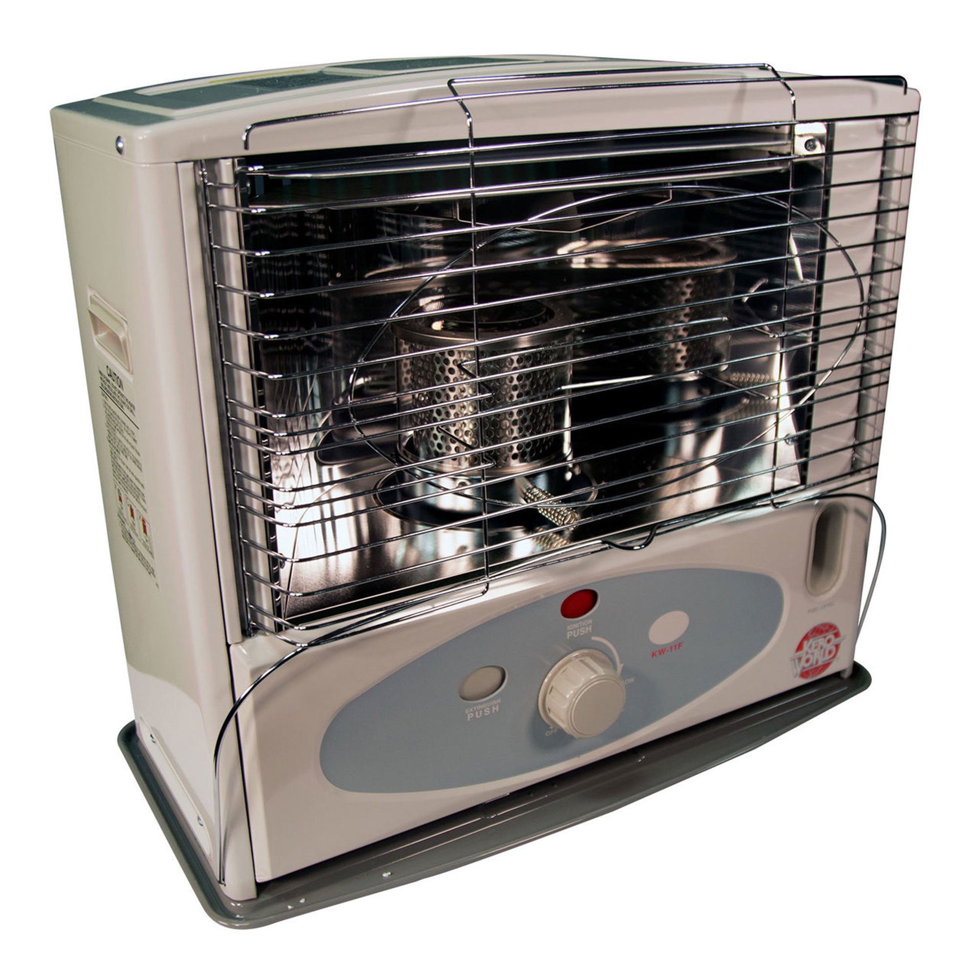 Kero 10,000 BTU Kerosene Wick Heater w/Sure-Seat Chimney System, Gray (Used) - VMInnovations
