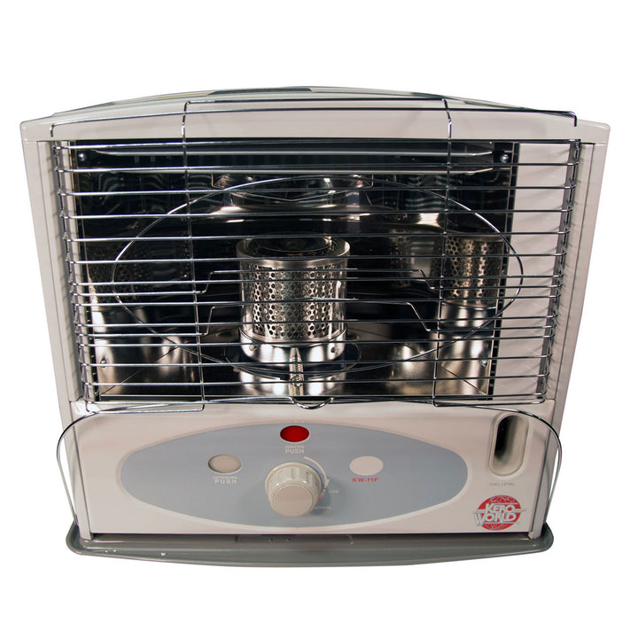 Kero 10,000 BTU Kerosene Wick Heater w/Sure-Seat Chimney System, Gray (Used)