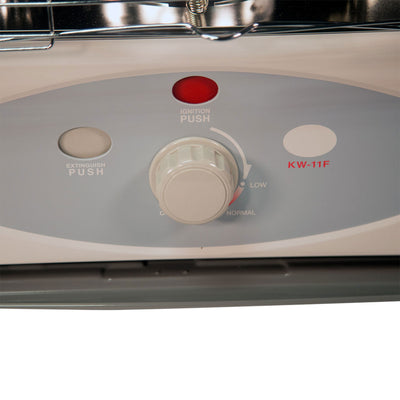 Kero 10,000 BTU Kerosene Wick Heater w/Sure-Seat Chimney System, Gray (Used)