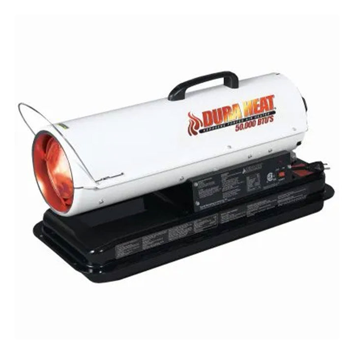 Dura Heat 50,000 BTU Portable Kerosene Forced Air Heater with 5 Gallon Fuel Tank - VMInnovations