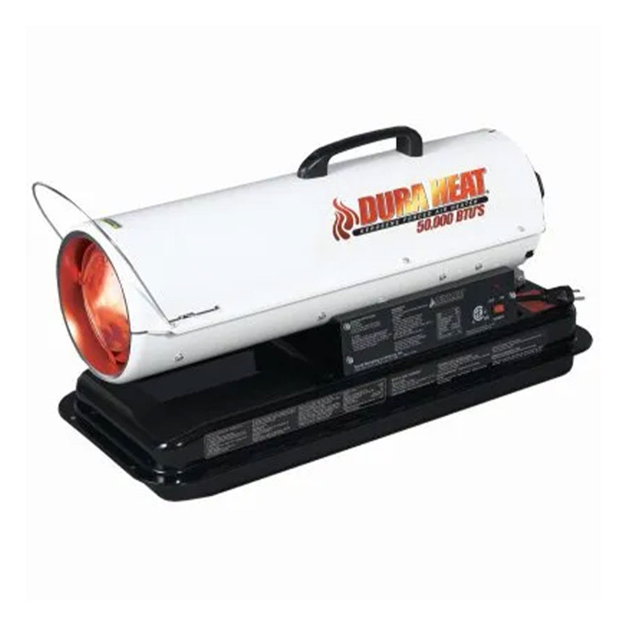Dura Heat 50,000 BTU Portable Kerosene Forced Air Heater with 5 Gallon Fuel Tank - VMInnovations