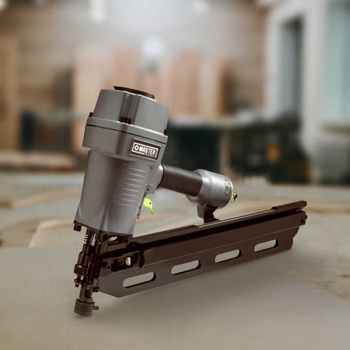 Master Mechanic Framing Nailer with Full Head and Tool Free Depth Adjustment