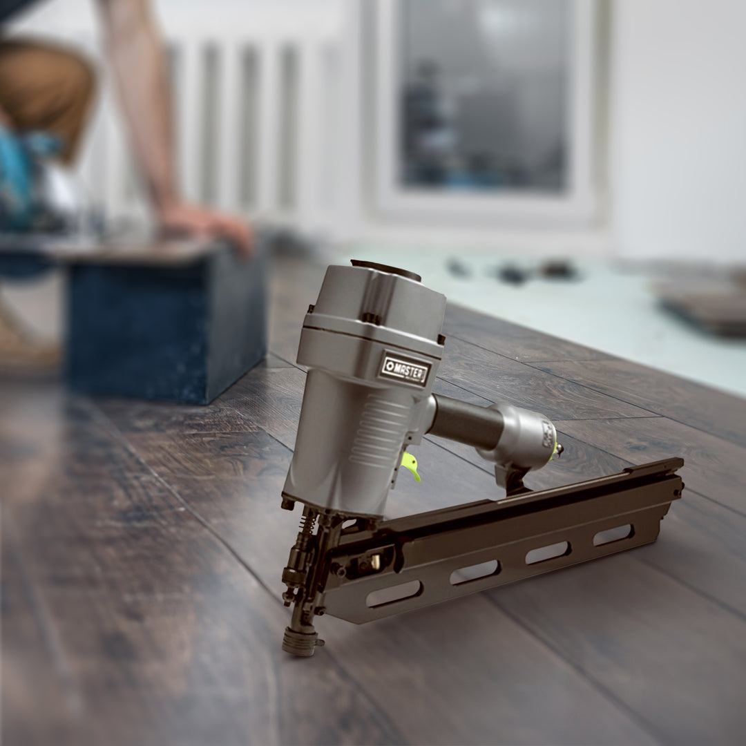 Master Mechanic Framing Nailer w/ Full Head & Tool Free Depth Adjustment (Used) - VMInnovations