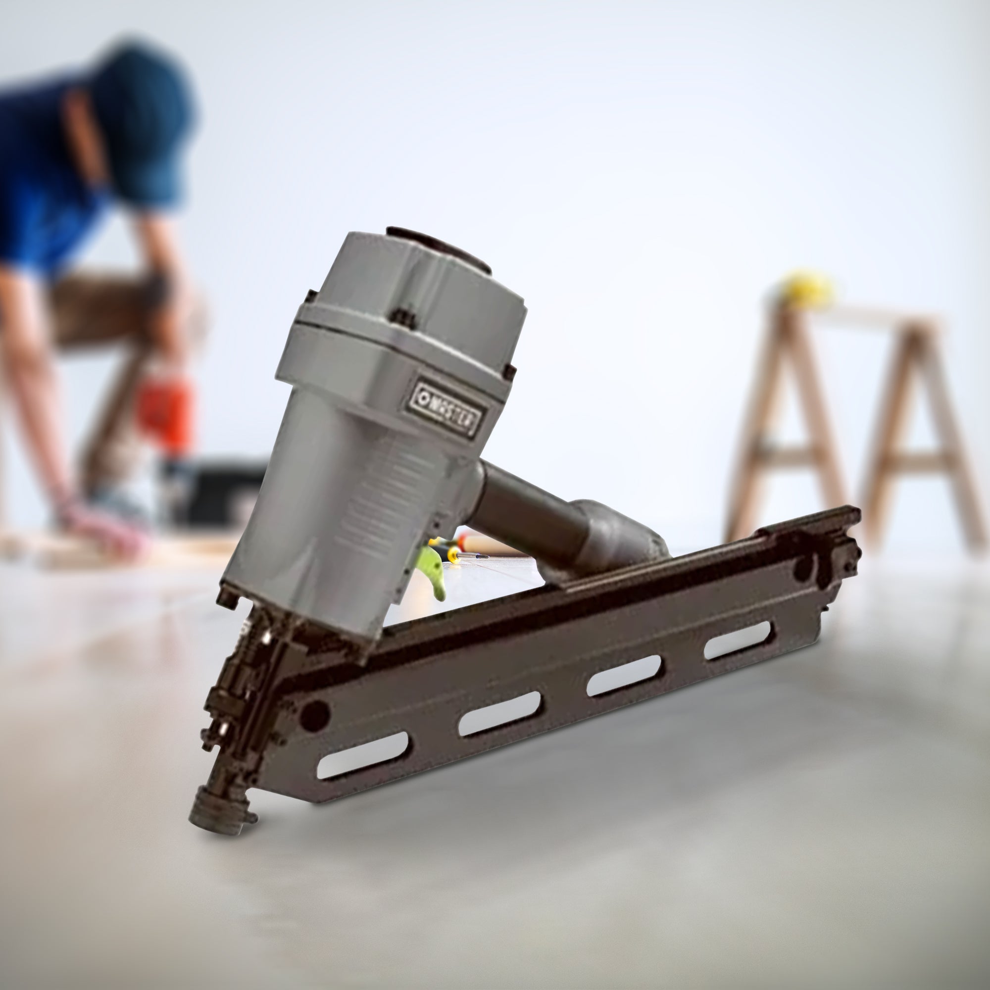 Master Mechanic Pneumatic 34 Degree Clipped Head Paper Collated Framing Nailer - VMInnovations