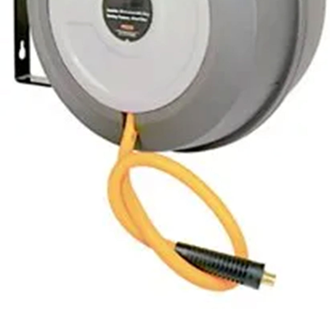 Master Mechanic 3/8" x 50' Hybrid Polymer Air Hose Reel with Housing (Open Box) - VMInnovations